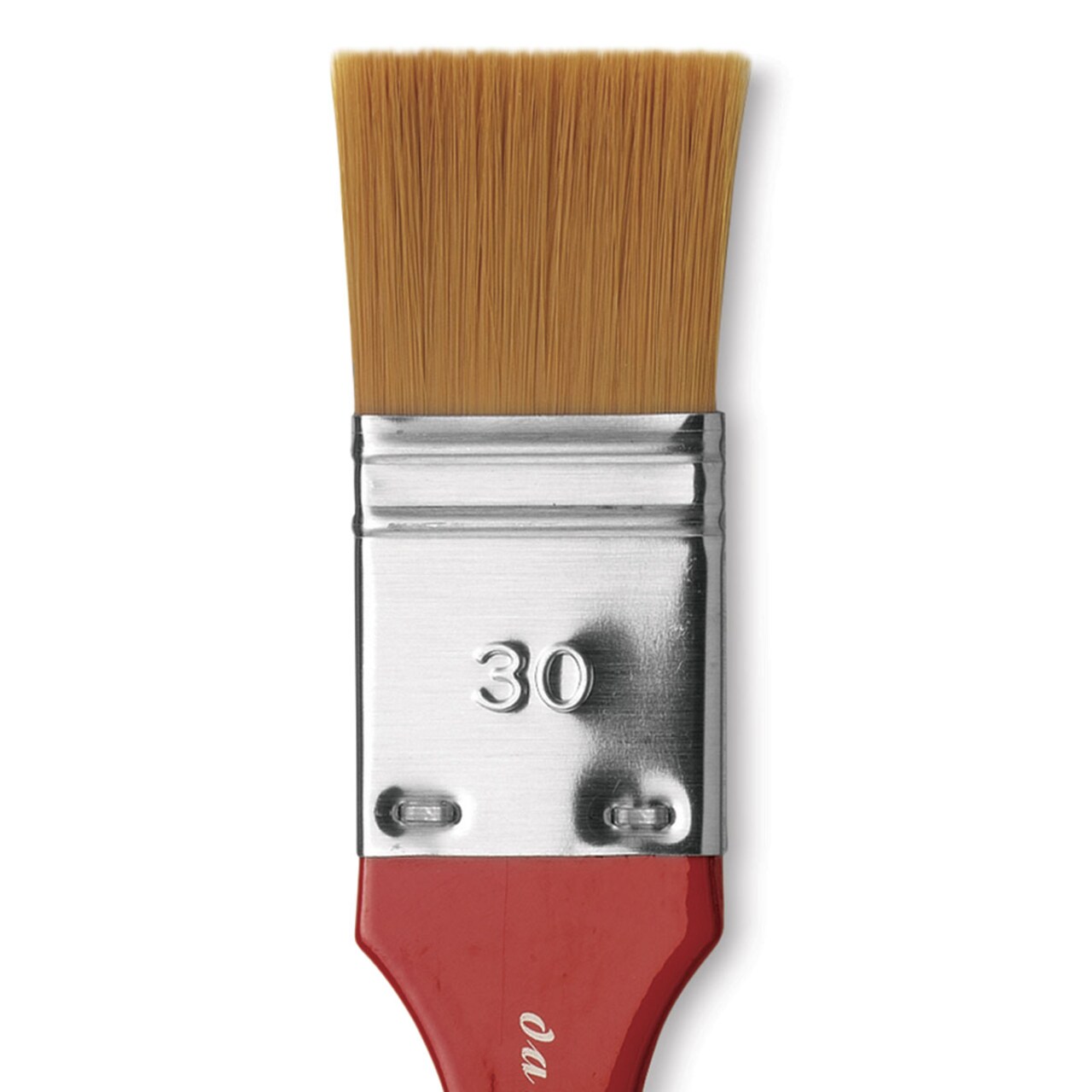 Da Vinci Cosmotop Spin Brush - Flat Wash, Short Handle, Size 30